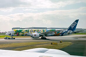 Boeing 787-9 in Pokémon Livery