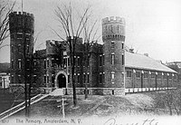 19th century picture of the Amsterdam Armory