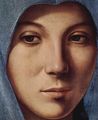 Maria der Verkündigung, Detail, von Antonello da Messina