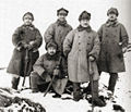 Imperial Army officers during the winter of 1942/43.