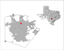 Location of Hill Country Village, Texas