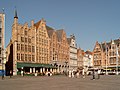 Bruges, view to the Grote Markt