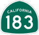 State Route 183 marker