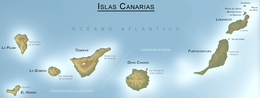 Provincia delle Isole Canarie – Localizzazione