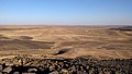 Edge of Black Desert near Azraq, eastern Jordan