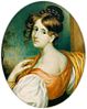 Miniature of Elizabeth Gaskell by William John Thomson (1832)