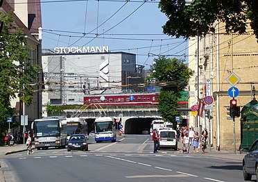 Вид на железнодорожный виадук