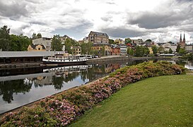 The harbour in the centre of Skien