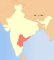 India Andhra Pradesh locator map (SVG)