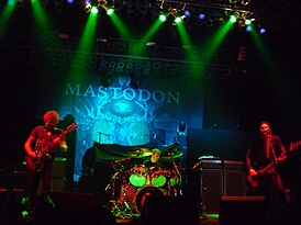 Mastodon на концерте в Вене, 2008