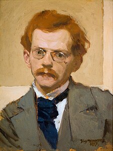 Self-Portrait, at and by Józef Mehoffer