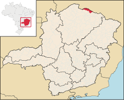 Location in Minas Gerais state