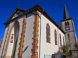 The church in Mont-sur-Meurthe