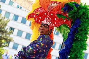 Drag queen at Motor City Pride 2011