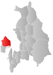 Bærum within Akershus