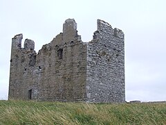O'Brien fort near the summit of Inisheer. Northern and western elevations