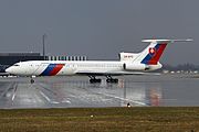 Former Tupolev Tu-154M in old livery