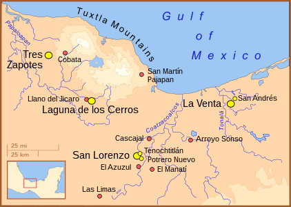 Map of the Olmec heartland, by Madman2001