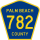 County Road 782 marker