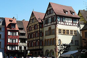 Colmar, place de la cathédrale