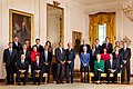 Image 10 First cabinet of Barack Obama Photograph: Chuck Kennedy The first cabinet of Barack Obama, photographed in the White House East Room in September 2009. Consisting of the heads of the sixteen United States federal executive departments and seven additional members, the Cabinet of the United States acts as an advisory body to the President. Of the persons shown, five (Gary Locke, Peter R. Orszag, Christina Romer, Rahm Emanuel, and Robert Gates) left the Obama administration before the end of the president's first term. More selected pictures