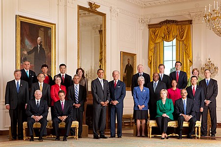 First Cabinet of Barack Obama at Confirmations of Barack Obama's Cabinet, by Chuck Kennedy (edited by Sting)