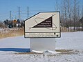 Sign in front of the building