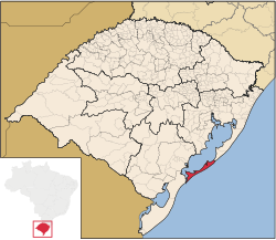 Location within Rio Grande do Sul