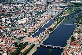 View of the city.