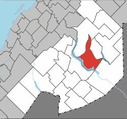 Location within Témiscouata RCM