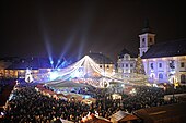 Sibiu Christmas market in Sibiu, Romania
