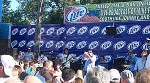 Southside Johnny and the Asbury Jukes performing in Lake Como, New Jersey in 2008