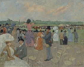 Aux courses à Longchamp (vers 1891), Washington, National Gallery of Art.