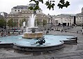 Trafalgar Square and Canada House.