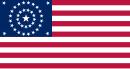 38-star concentric circles US flag