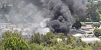 Fire at the Universal Music Group warehouse in 2008
