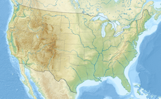 A topographic map of the western United States