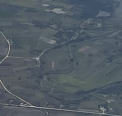 Vega Redonda with the Sagua la Chica River and the Carretera a El Santo