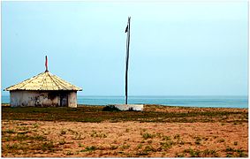 Vodun temple on the Slave Route near The Door of No Return, Ouidah on the Benin coast