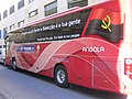 Bus et slogan de l'équipe d'Angola