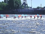 Wasserski auf der Elbe