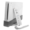 Wii console w/Wiimote (png)