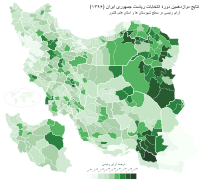 میزان رای رئیسی در سطح کشور