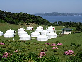 鷹島モンゴル村のゲル