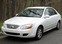 2007-09 Kia Spectra EX sedan (US)