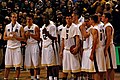 The Boilermakers after defeating Ball State in the 2009 Wooden Tradition.