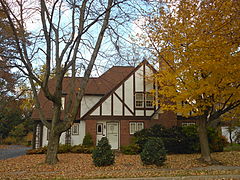 Tudor-style house