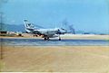 An A-4E from VMA-121 landing at Chu Lai, March 1967.