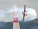 Paul Bonhomme, competing in the London leg of the 2007 Red Bull Air Race World Championship