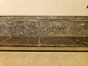 Tuxedo Grey: Kansas State Capitol - visitor entrance bench